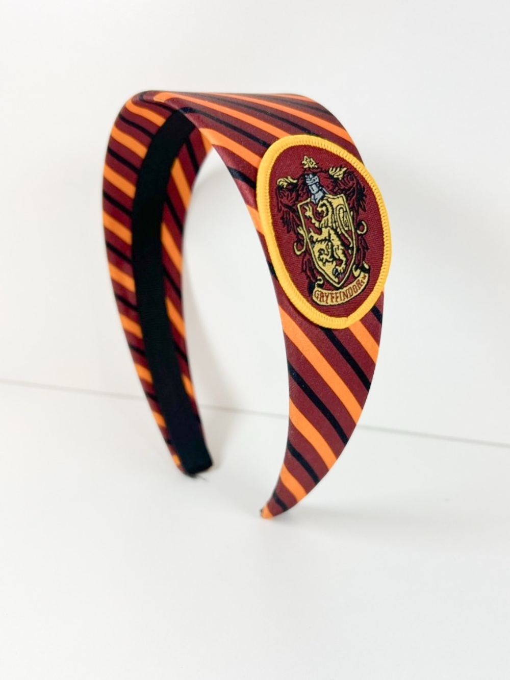 Harry Potter Gryffindor Headband Hogwarts House Crest Red Gold Striped